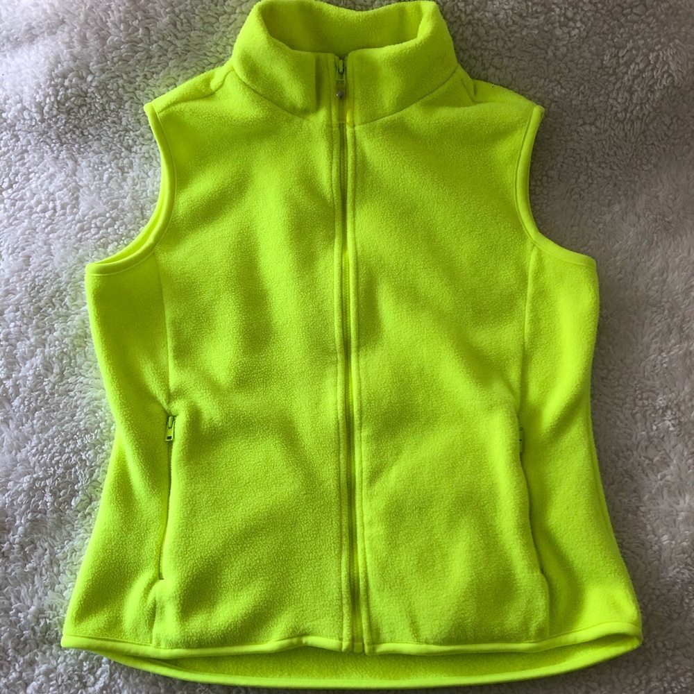 Gap Safety Green Fleece Vest Woman XS (Girl XXL)